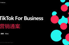 TikTok For Business营销通案
