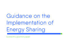 欧洲电力行业联盟：2024关于实施能源共享的指导意见报告（英文版）
